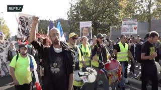 LIVE: Yellow vests gather for new round of anti-govt protests in Paris