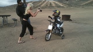 Jaden Abeyta - 1st day out on his dirtbike!