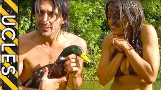 Duck Hunting (UNBELIEVABLE) Barehanded with Andrew Ucles & Laura Zerra