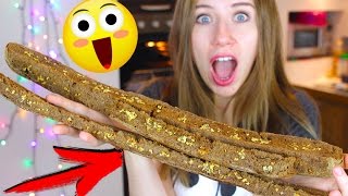СДЕЛАЛА ГИГАНТСКИЕ СУХАРИКИ СВОИМИ РУКАМИ - ПРОБУЕМ ТЕСТ | Elli Di