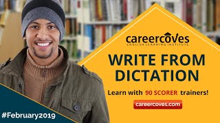 PTE - Write From Dictation - February Edition 2019 ©
