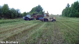 В поле "Ярославец и Т- 150"\In the field "Yaroslavets and T-150"