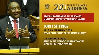 Plenary, Joint Sitting, 19 February 2020