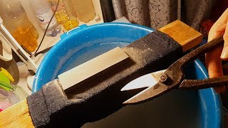Ножницы по металлу. Заточка. Scissors for metal