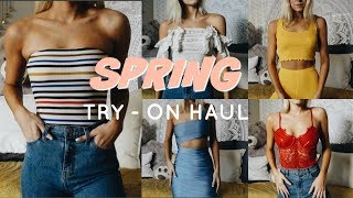 HUGE SPRING TRY ON HAUL | URBAN OUTFITTERS, FREE PEOPLE, PLT & MORE!