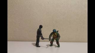 АНИМАЦИЯ: Черепашки ниндзя из пластилина/ Claymation TMNT (Тест)