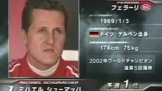 F1 2002年 最終戦 日本GP スターティンググリッド
