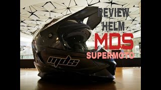 Inilah Review Terbaru Helm MDS Supermoto