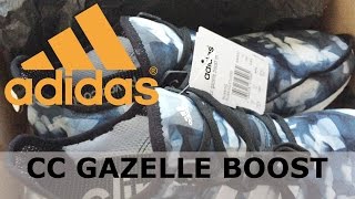 Adidas CC Gazelle Boost authentic features in detail of original shoes
