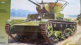 Т-26 обр.1933 г.(Zvezda) scale 1\35 (шаг 1 из 3)