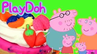 Świnka Peppa • Ciasto rodzinne Play Doh • bajka po polsku