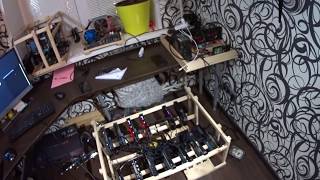 Майнинг Ферма на 13 видеокарт gtx 1050ti + Asrock h110 PRO BTC +