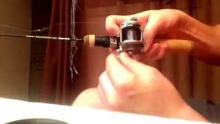 Удилище зимнее Salmo PRO PREDATOR 56см, Катушка Shimano Club Demi 15 RL.