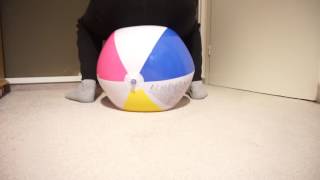 beach ball sit pop