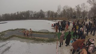 Як первомайці зустріли світле свято Водохреща