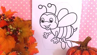 Les Abeilles Coloriage et Informations