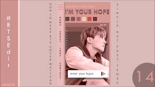〔 #BTSEdit 〕┊14. How To Make BTS Cover Wattpad 2.0 Simple But Past Tense From Photoshop CC ❀