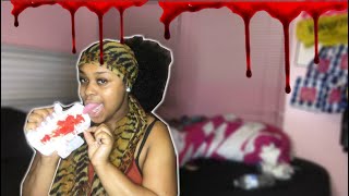 PERIOD PRANK ON MONKEY APP ( HE LIKED THAT BLOODY PAD)
