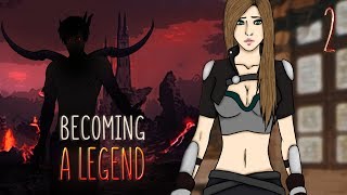 Прохождение новеллы Becoming a Legend | Часть 2 | Странный ритуал и его последствия