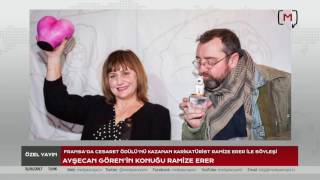 Fransa'da Cesaret Ödülü Alan Karikatürist Ramize Erer ile Söyleşi
