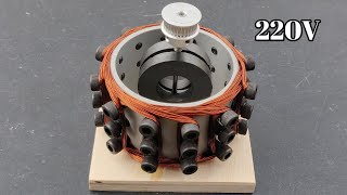 220V Free Energy Generator Using 36 Bolts