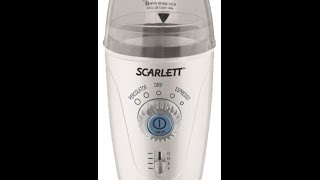 Кофемолка Scarlett SC 4010. Кофемолка Скарлет