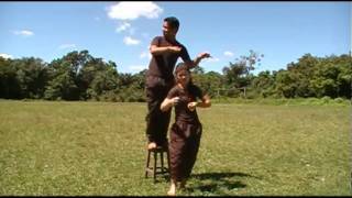 Evangelistic drama on an island on the Amazon off Belem, Brazil
