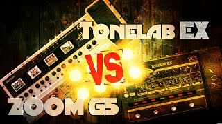 ZOOM G5 vs Vox Tonelab EX | Alex Machado