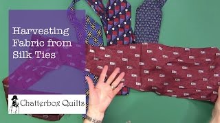 How to Get Fabric From Ties