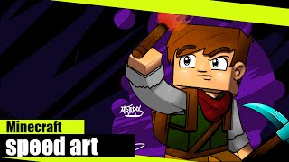 MrTers→speed art→Minecraft