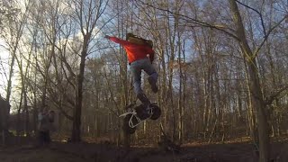 Insane mini bike crash