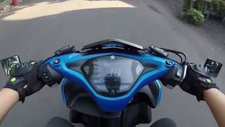 Yamaha Aerox 155 monoshock #motovlog 8