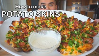 How to make POTATO SKINS - EXTRA CRISPY RECIPE