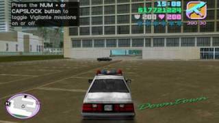 GTA Vice City White Police Car