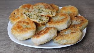 Быстрые Лепёшки с Луком и Зеленью! Вкуснятина!