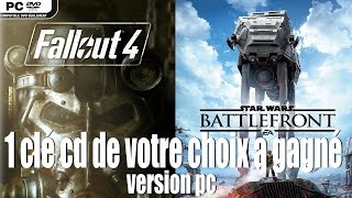 1 clé cd Fallout 4/ Star Wars Battlefront a gagné [CONCOURS FINI]