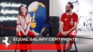 Anna Maria and Marco - Ferrari Equal Salary Certificate
