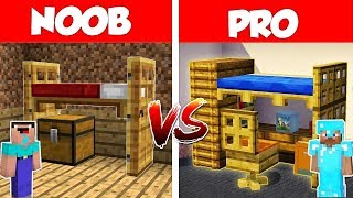 Minecraft NOOB vs PRO: Secret Bed Battle in Minecraft / Animation
