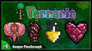 Let's Play Terraria 1.2.4 || Ranger Class Playthrough || Crimson Armour & Heart Hunting! [Episode 6]