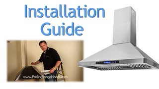 DIY: How to Install a Wall Mount Range Hood - PLJW 129