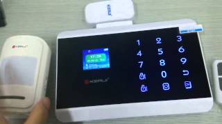 KERUI alarm system 98 zones operation