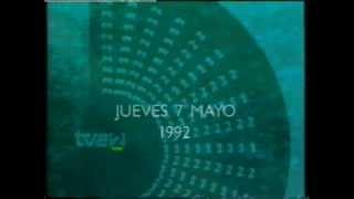 AVANCE PROGRAMACION MAYO 1992 La2
