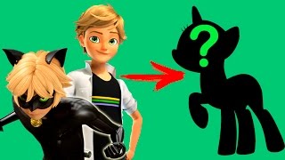 MLB MLP-Леди Баг и Кот Нуар-делаем Кота Нуара в Пони КРЕАТОРЕ