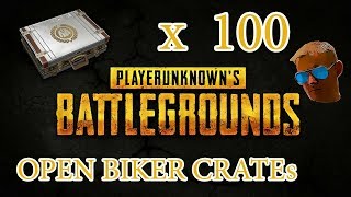 Возможно ли найти Cloth Mask (Checkered) в 100 BIKER CRATE? Проверим [Playerunknown's Battlegrounds]