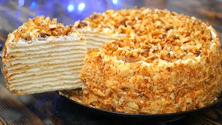 Торт НАПОЛЕОН | Cамый Вкусный и Нежный!!! | Кулинарим с Таней