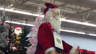 Santa Dancing At Walmart