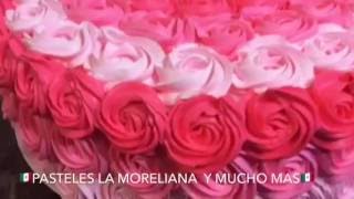 PASTEL DE ROSAS / ROCETONES CON CHANTILLY / video para principiantes