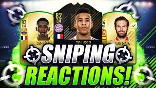 FIFA 18 | MY BEST SNIPE ON FIFA 18 ? CRAZY OTW SNIPE FOR 25K PROFIT ? SNIPING REACTIONS EP3 ?