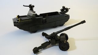 Lego Sluban Custom Amphibious Truck MOC DUCK DUKW