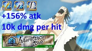 156% Attack NAD Blue Kenpachi vs Inheritance Zone - Bleach Brave Souls